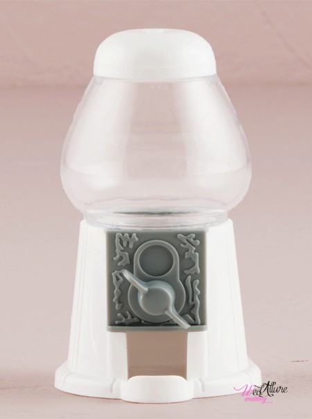 Distributore di caramelle bianco