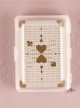 Carte da gioco Cuori d'oro con astuccio