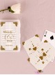 Carte da gioco Cuori d'oro con astuccio