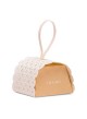 Mini scatola portaconfetti con pizzo