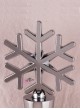 Tappo bottiglia fiocco neve