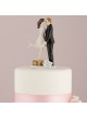 Cake topper "Un bacio e si parte"