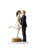 Cake topper "Un bacio e si parte"