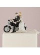 Cake topper "Sposi in moto"