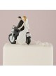 Cake topper "Sposi in moto"