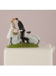 Cake topper "In bicicletta"