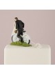 Cake topper "In bicicletta"