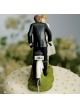 Cake topper "In bicicletta"