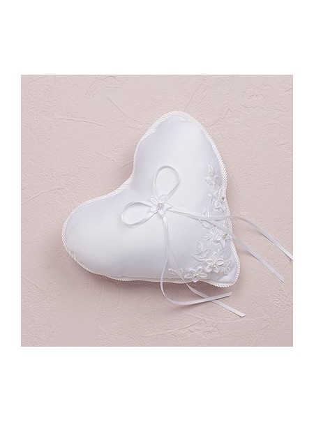 Cuscino portafedi cuore