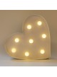 Cuore con led da parete