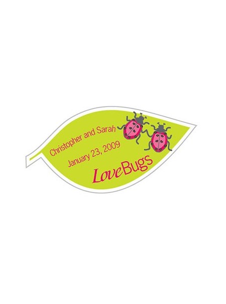 Stickers foglia love bugs