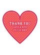 etichetta thank you cuore