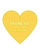 etichetta thank you cuore