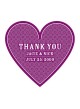 etichetta thank you cuore