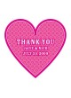 etichetta thank you cuore