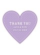 etichetta thank you cuore