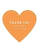 etichetta thank you cuore