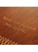 Scatola in legno scambio lettere d'amore