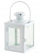 lanterna in metallo bianco