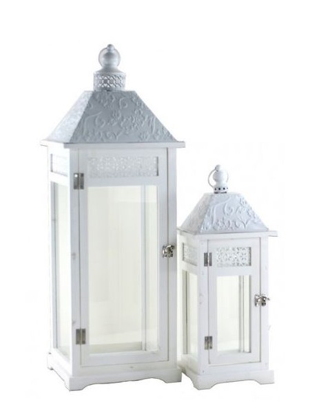 Lanterne metallo e legno