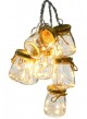 filo vasetti con led