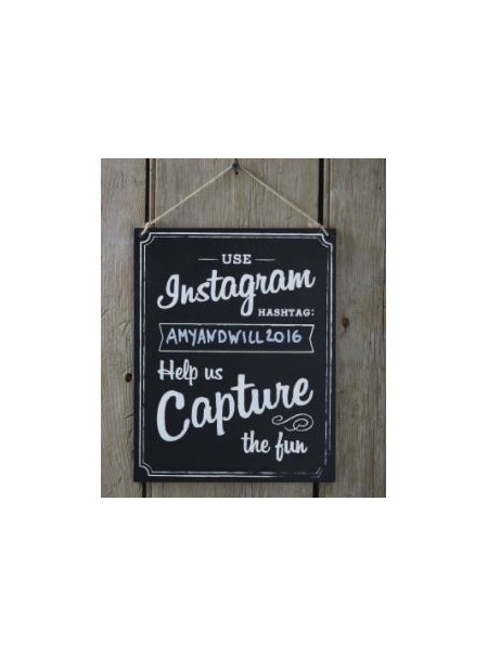 Targa instagram sposi