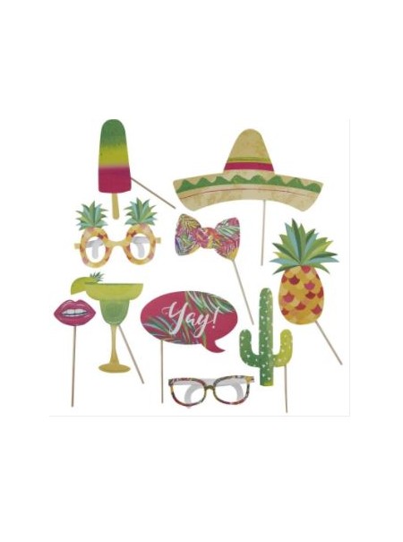 kit photobooth tropical