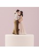 Cake topper rustic
