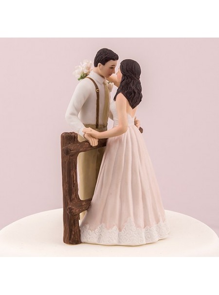 Cake topper rustic