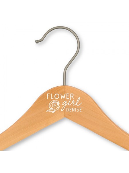 Appendiabiti personalizzato Flower Girl