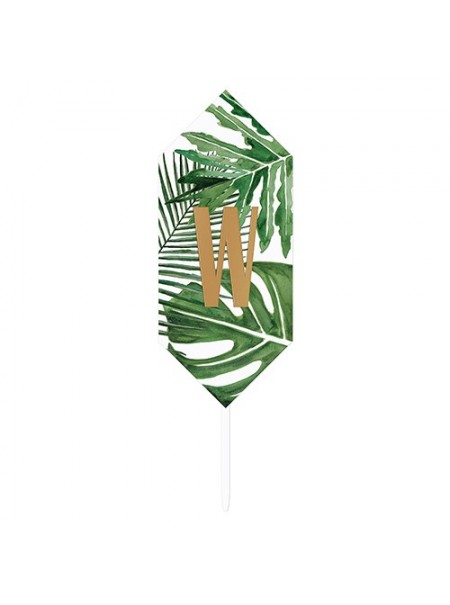 Cake topper con iniziale