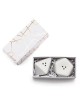 Set sale e pepe geometrico bianco