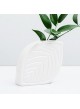 Vaso decorativo a forma di foglia