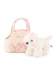 Peluche cagnolino con borsetta