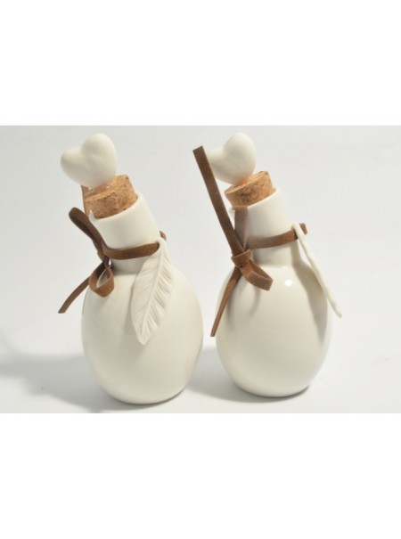 Claraluna-Set olio e aceto in ceramica