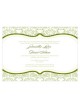 Love Bird Damask Invitation