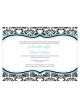 Love Bird Damask Invitation