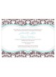 Love Bird Damask Invitation
