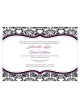 Love Bird Damask Invitation
