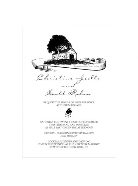 Invito paese rustico