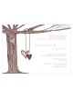 Invito di stringhe di cuore