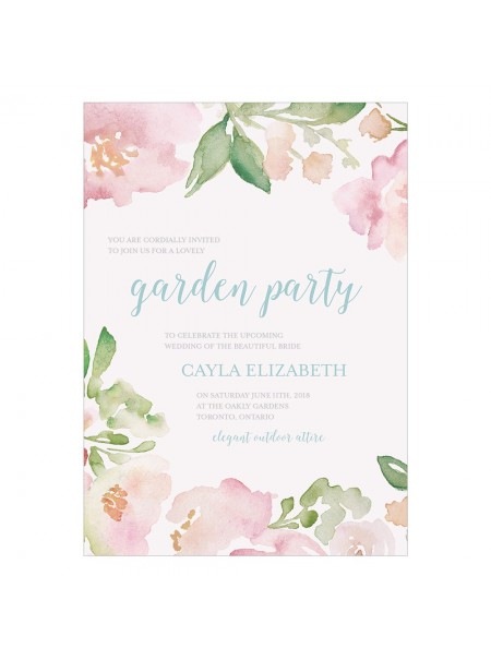 Invito alla festa in giardino