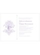 Fantastico invito a monogramma