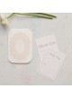 Schede accessori con goffratura laser di perle e pizzo con personalizzazione