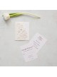Carte per accessori in rilievo con opulenza laser in pizzo con personalizzazione