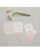 Perle in rilievo e pizzo con personalizzazione acquosa - Schede accessori