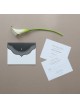 Alto stile in nero con carte accessorie in rilievo laser cristallo con personalizzazione