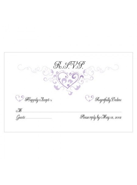 Filigrana a cuore RSVP