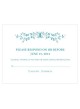 Forget Me Not RSVP