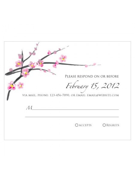 Fiore di ciliegio RSVP